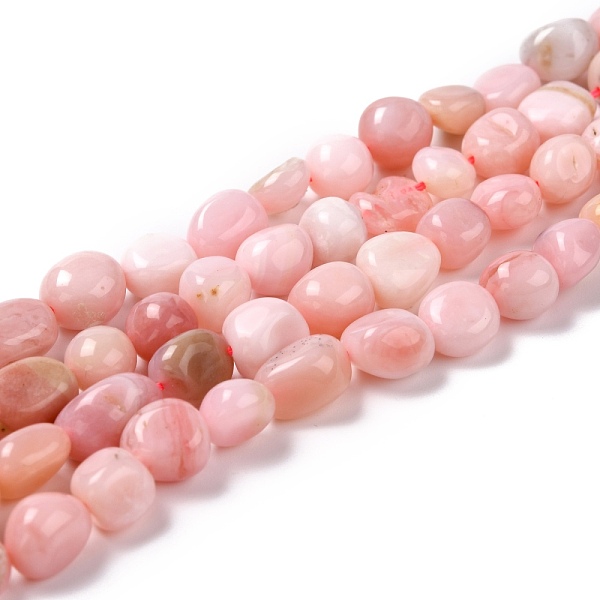 

PandaHall Natural Pink Opal Beads Strands, Tumbled Stone, Nuggets, 7.5~9x7.5~8x3.5~6mm, Hole: 1mm, about 44pcs/strand, 15.16~15.75 inch...