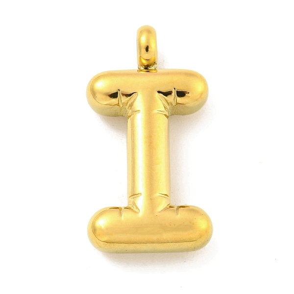 

PandaHall Ion Plating(IP) 304 Stainless Steel Pendants, Letter Charm, Golden, Letter I, 24.5x12.5x5.5mm, Hole: 3mm 304 Stainless Steel...