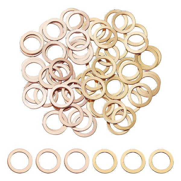 

PandaHall Unicraftale 60Pcs 2 Colors Vacuum Plating 304 Stainless Steel Linking Rings, Mixed Color, 15x1mm, 30pcs/color 304 Stainless Steel...