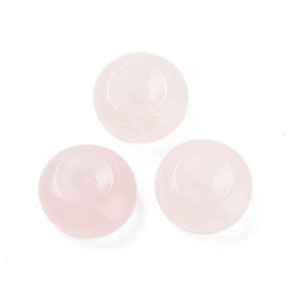 

PandaHall Natural Rose Quartz Beads, Rondelle, 15x7mm, Hole: 2mm Rose Quartz Rondelle