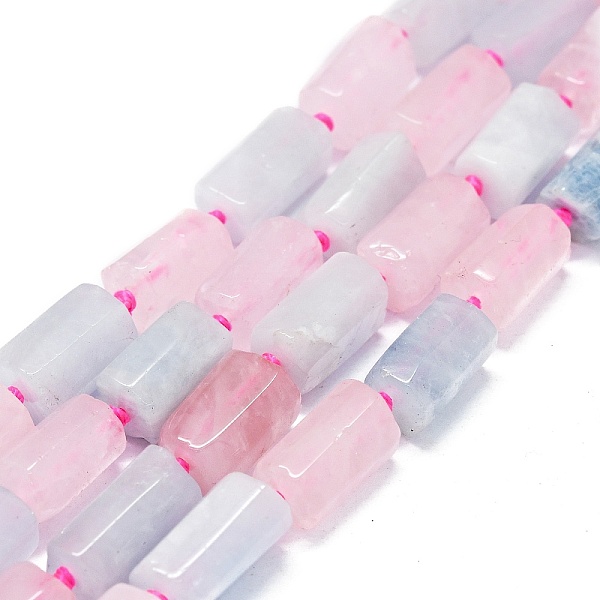 

PandaHall Natural Morganite Beads Strands, Nuggets, 12~13x7~8x6~8mm, Hole: 0.8mm, about 28pcs/strand, 16.14''(41cm) Morganite Nuggets