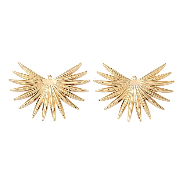 

PandaHall Brass Pendants, Real 18K Gold Plated, Flower, Real 18K Gold Plated, 31x43x1.4mm, Hole: 1.4mm Brass Flower