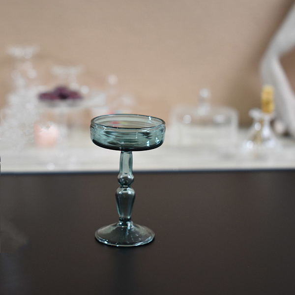 

PandaHall Mini Glass Cup, Micro Landscape Dollhouse Accessories, Pretending Prop Decorations, Teal, 30x50mm Glass Others Cyan