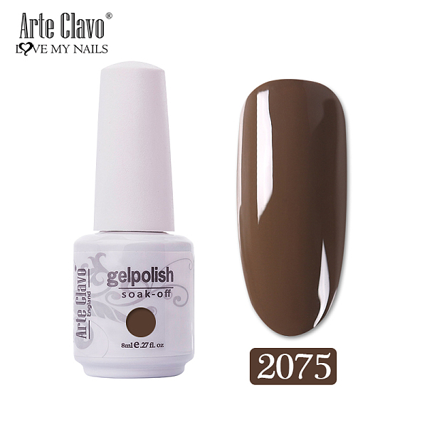 

PandaHall 8ml Special Nail Gel, for Nail Art Stamping Print, Varnish Manicure Starter Kit, Coffee, Bottle: 25x66mm Resin Brown
