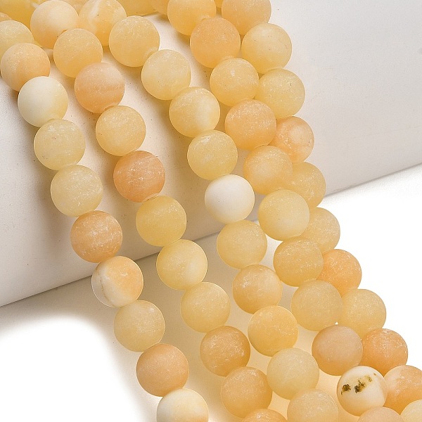 Natural Yellow Calcite Beads Strands