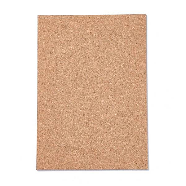 

PandaHall Cork & Felt Drink Coasters, Rectangle, BurlyWood, 297x210x4mm Cork Orange