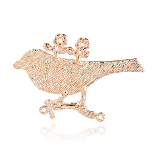 

PandaHall Bird Alloy Links, Light Gold, 41.5x63x3mm, Hole: 2mm Alloy Bird