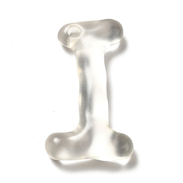 

PandaHall Transparent Resin Alphabet Pendants, Letter Charms, Letter.I, 41~45x33~52.5x8mm, Hole: 3.5mm Resin Letter I Clear