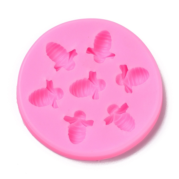 PandaHall Bees Food Grade Silicone Molds, Fondant Molds, Baking Molds, Chocolate, Candy, Biscuits, UV Resin & Epoxy Resin Jewelry Making...