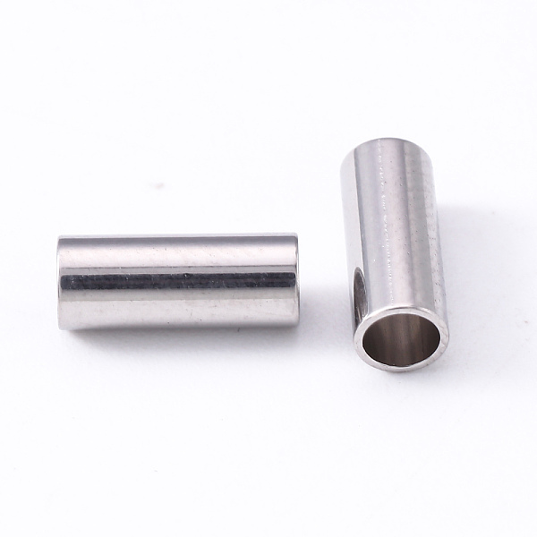 

PandaHall 304 Stainless Steel Beads, Large Hole Beads, Column, Stainless Steel Color, 10x4mm, Hole: 3.2mm 304 Stainless Steel Column
