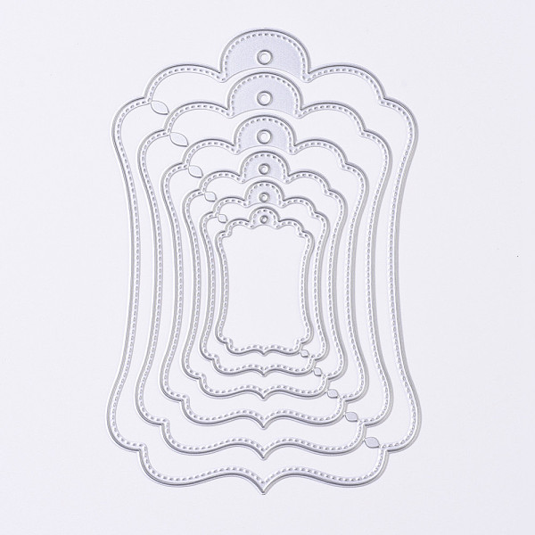 

PandaHall Carbon Steel Cutting Dies Stencils, for DIY Scrapbooking/Photo Album, Decorative Embossing DIY Paper Card, Matte Platinum Color...