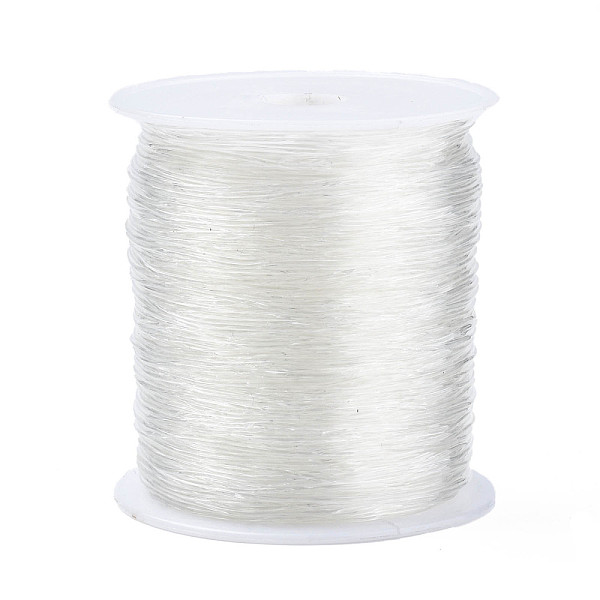 

PandaHall Elastic Crystal Thread, Clear, 0.7mm, about 109.36 yards(100m)/roll TPU Round Clear