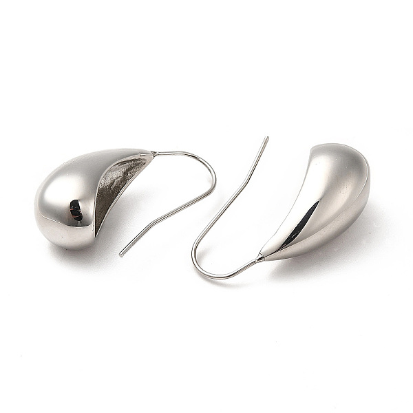 304 Stainless Steel Teardrop Dangle Earrings For Women