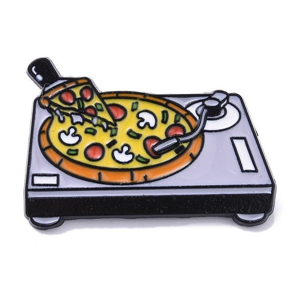 

PandaHall Black Alloy Brooches, Enamel Pins, for Backpack Clothes, Pizza, 20.5x30x1.5mm Alloy+Enamel Pizza Gold