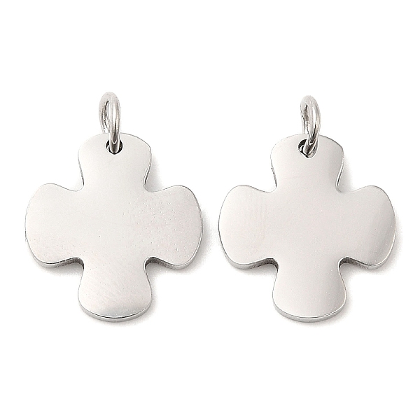

PandaHall 304 Stainless Steel Pendants, with Jump Ring, Cross Charm, Stainless Steel Color, 15x13.5x1.4mm, Hole: 3.2mm 304 Stainless Steel...