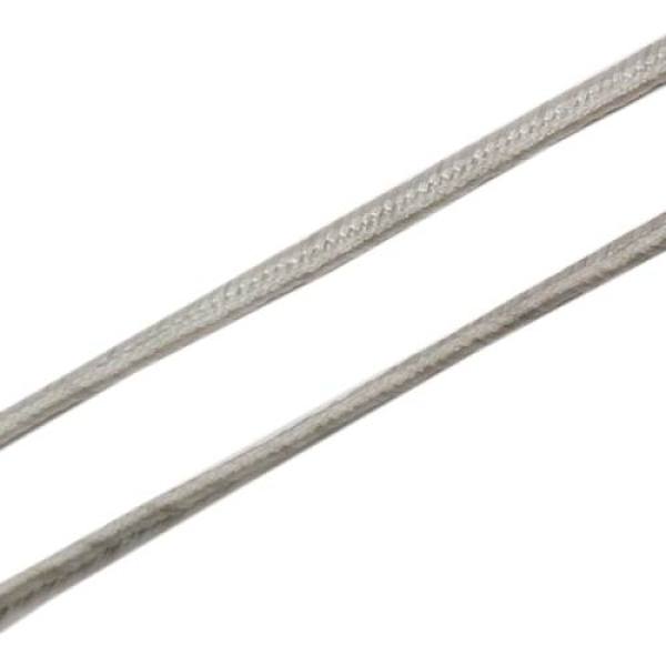 

PandaHall Nylon Thread, Nylon Jewelry Cord for Custom Woven Jewelry Making, Gray, 2mm, about 50yards/roll(150 feet/roll) Nylon Gray