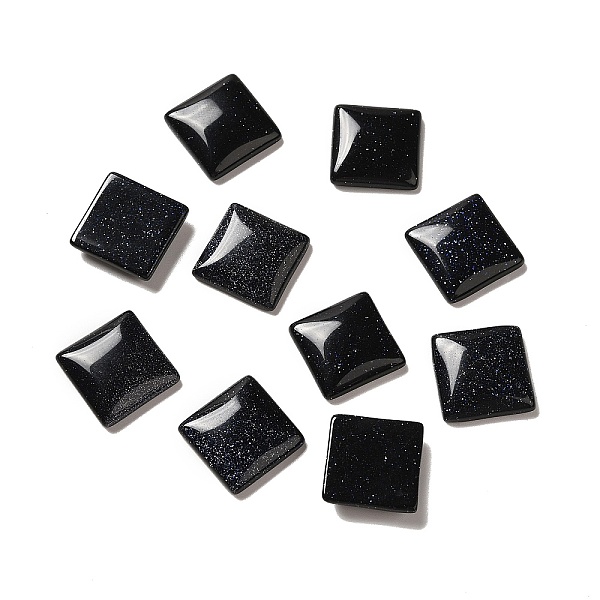 

PandaHall Synthetic Blue Goldstone Cabochons, Square, 15x15x3.5mm Blue Goldstone Square