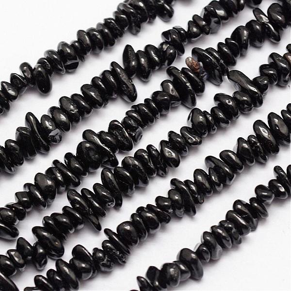 

PandaHall Natural Black Spinel Bead Strands, Chips, 4~12x4~12mm, Hole: 1mm, about 15.74 inch Spinel Chip Black