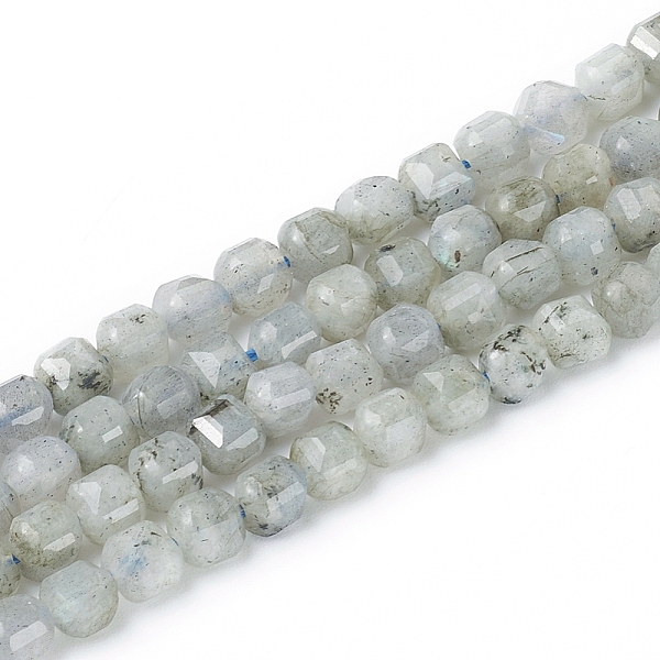 

PandaHall Natural Labradorite Beads Strands, Faceted, Cube, 6~6.5x6~6.5x6.5mm, Hole: 1mm, about 62pcs/strand, 14.8 inch(37.6cm) Labradorite...