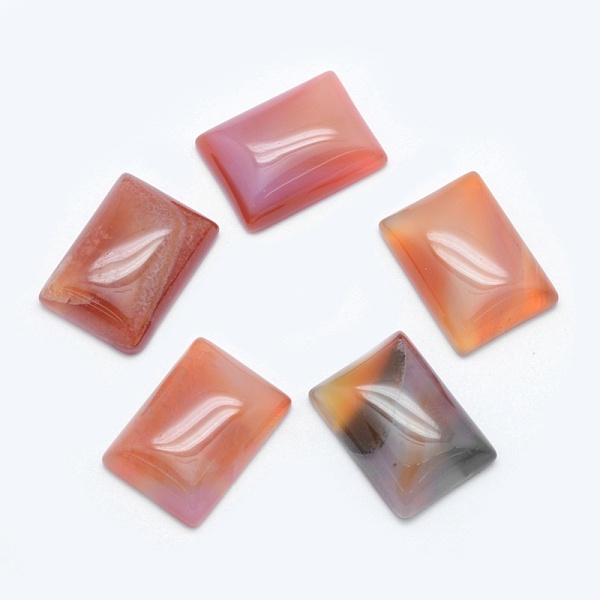 

PandaHall Natural Carnelian Cabochons, Rectangle, 18x13x5mm Carnelian Rectangle