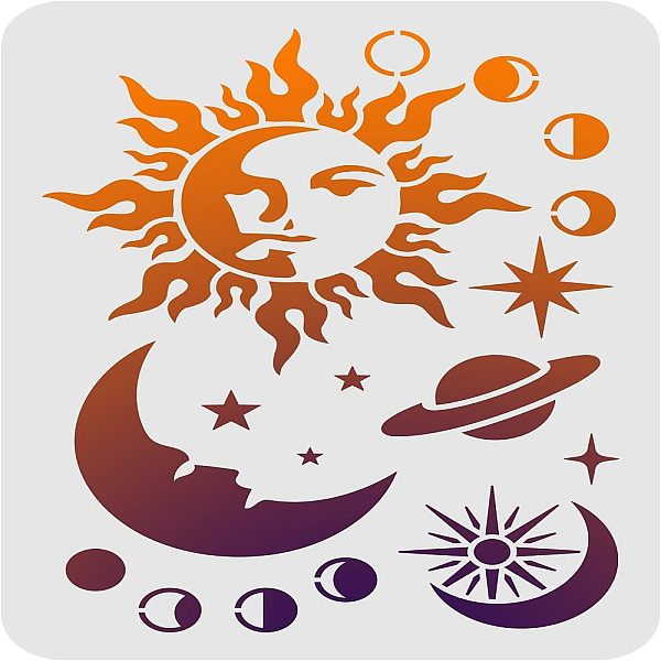 

PandaHall Large Plastic Reusable Drawing Painting Stencils Templates, for Painting on Scrapbook Fabric Tiles Floor Furniture Wood, Rectangle...