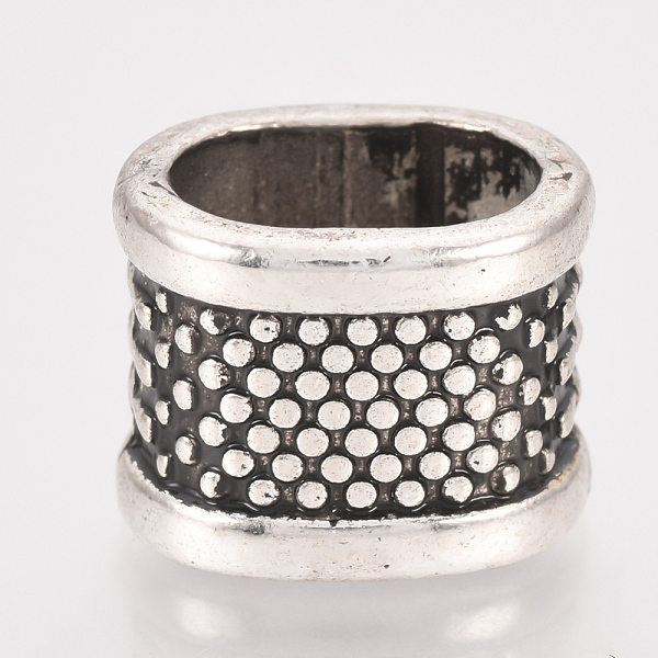

PandaHall Tibetan Style Alloy Slider Charms, Oval, Cadmium Free & Lead Free, Antique Silver, 11x14x10mm, Hole: 7x11mm, about 320pcs/1000g...