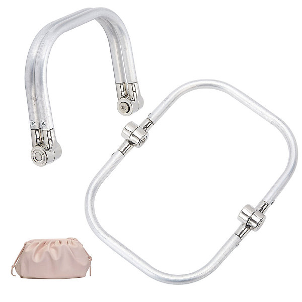 

PandaHall Aluminium Alloy Tube Purse Frames, Arch, Platinum, 9x11.3x1.8cm Aluminum Arch