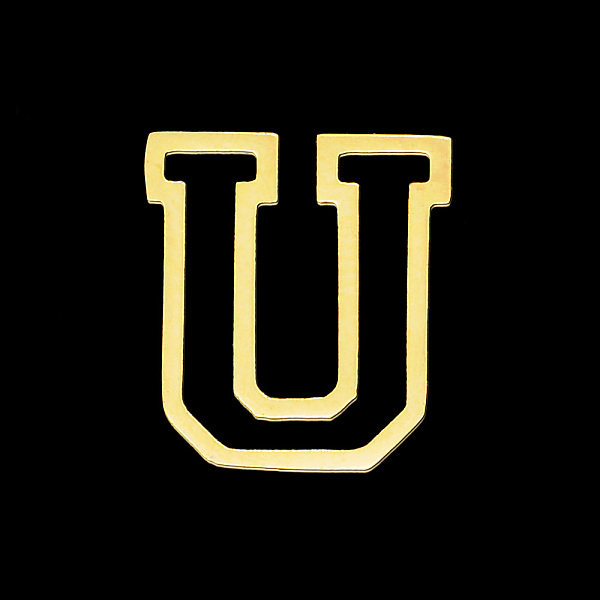 

PandaHall Vacuum Plating 201 Stainless Steel Charms, Laser Cut, Letter, No Hole, Letter.U, 12x10.5x1mm 201 Stainless Steel Letter U