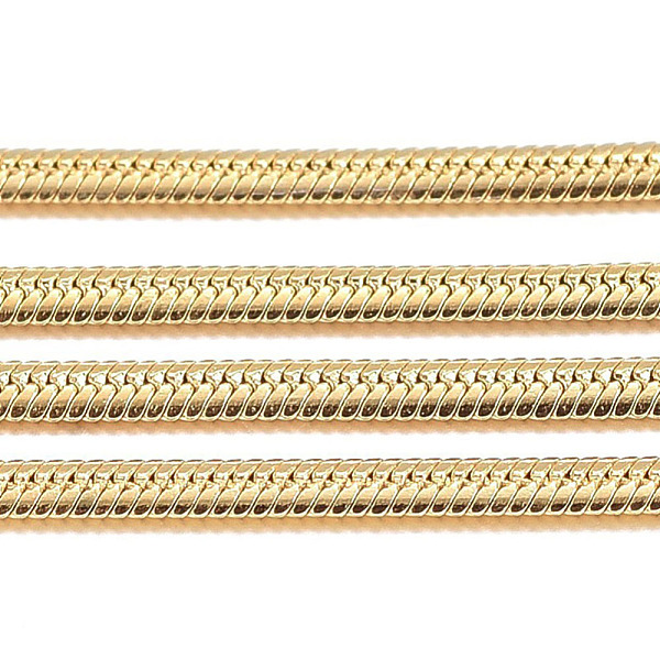 

PandaHall Handmade Ion Plating(IP) 304 Stainless Steel Herringbone Chains, Soldered, with Spool, Golden, 2x0.7mm, about 32.8 Feet(10m)/roll...