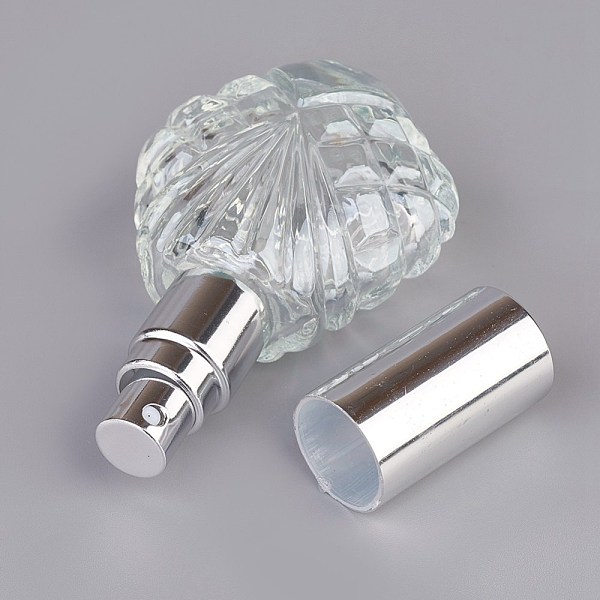 

PandaHall 15ml Glass Spray Bottles, with Aluminium Sprinkle-nozzle and Cap, Clear, 72x44x27mm Glass Bottle Clear