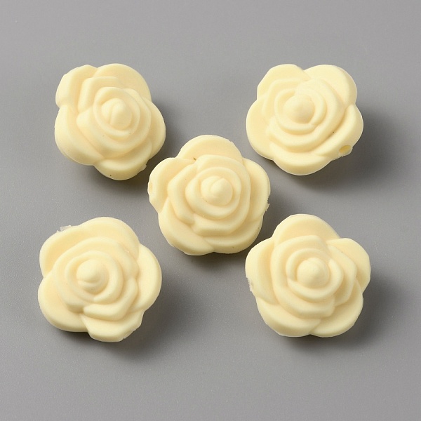 

PandaHall Food Grade Eco-Friendly Silicone Beads, Chewing Beads For Teethers, DIY Nursing Necklaces Making, Rose, Lemon Chiffon, 20.5x12.5mm...