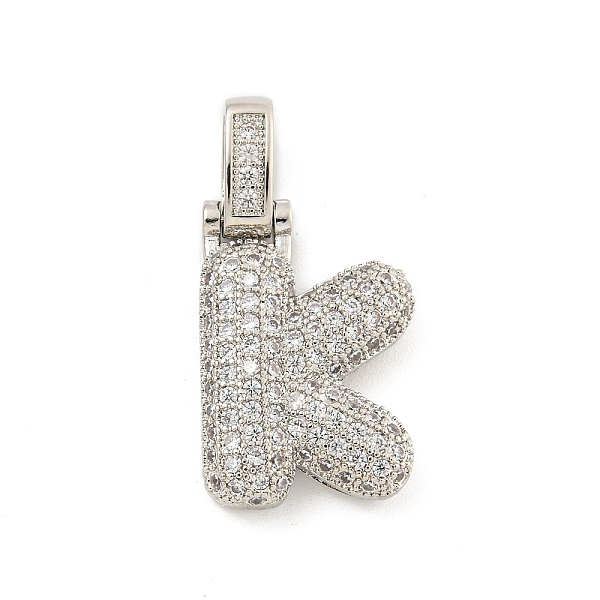 Brass Micro Pave Cl… - image