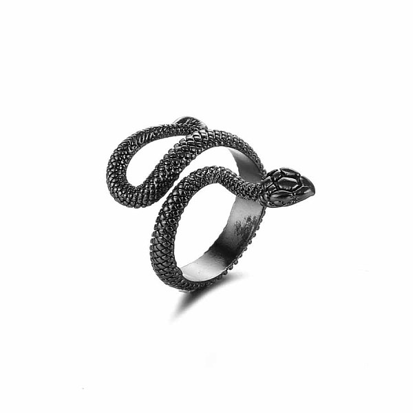 

PandaHall Alloy Punk Bracelet Hip-hop Ring Cool Animal Ring Set Alloy