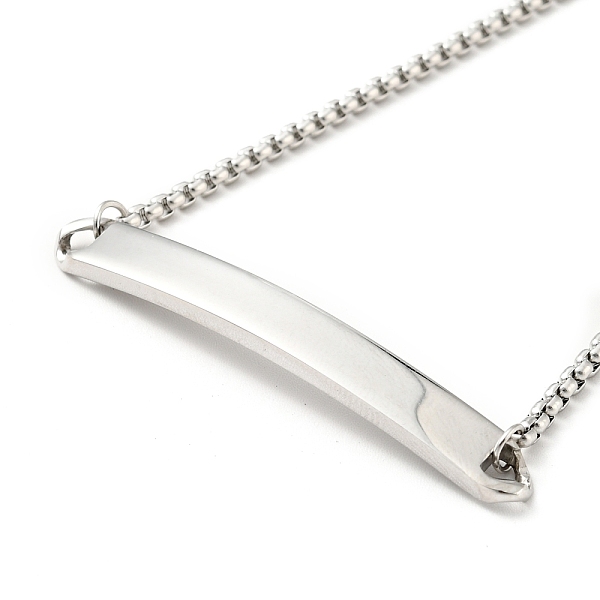 

PandaHall 304 Stainless Steel Rectangle Link Slider Bracelet with Box Chains for Women, Stainless Steel Color, Inner Diameter: 3/8~2-7/8...