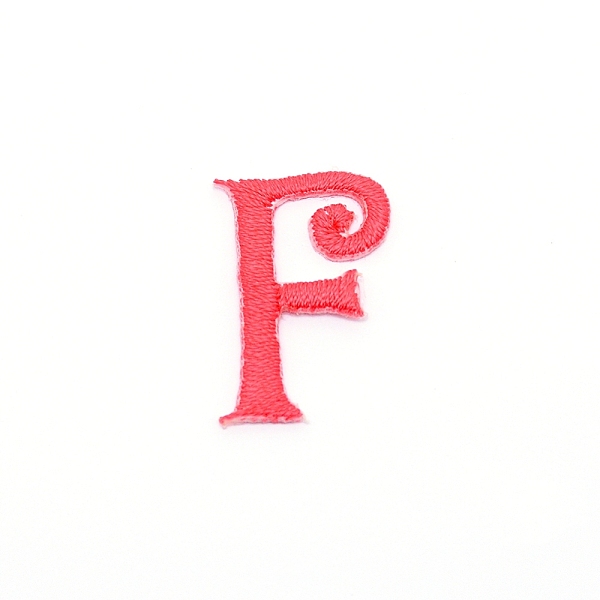 

PandaHall Computerized Embroidery Cloth Iron on/Sew on Patches, Costume Accessories, Appliques, Letter, Red, Letter.F, 25x27x1.4mm Cloth...