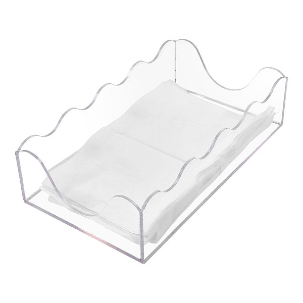 1Bag Acrylic Napkin Storage Box