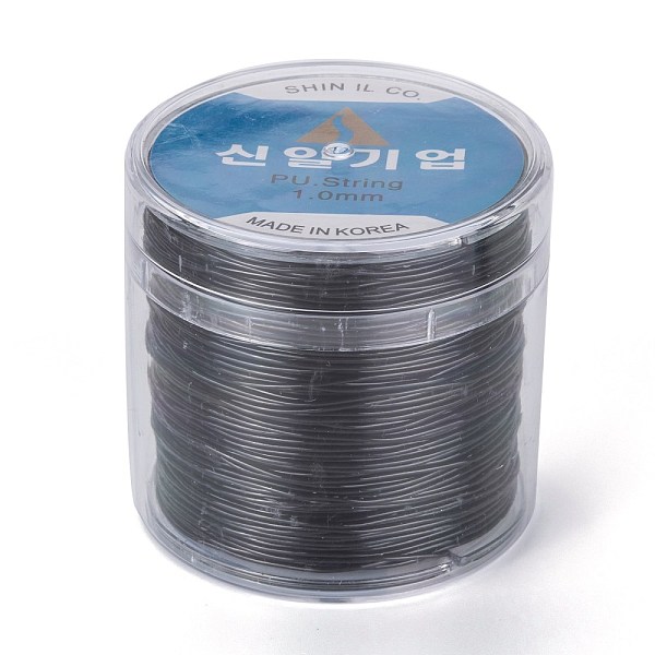 

PandaHall Korean Round Crystal Elastic Stretch Thread, for Bracelets Gemstone Jewelry Making Beading Craft, Black, 1mm, about 109.36 yards...