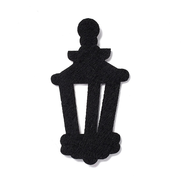 

PandaHall Wool Felt Lantern Party Decorations, Halloween Themed Display Decorations, for Decorative Tree, Banner, Garland, Black, 110x59x2mm...