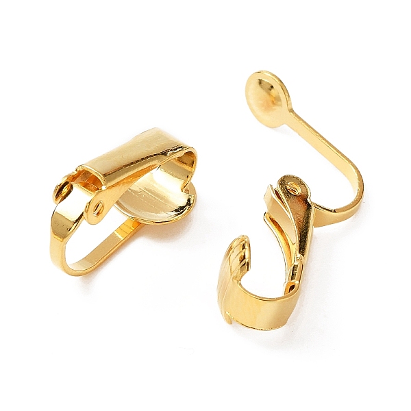 

PandaHall 304 Stainless Steel Clip-on Earring Findings, Golden, 16x7.5x10mm 304 Stainless Steel