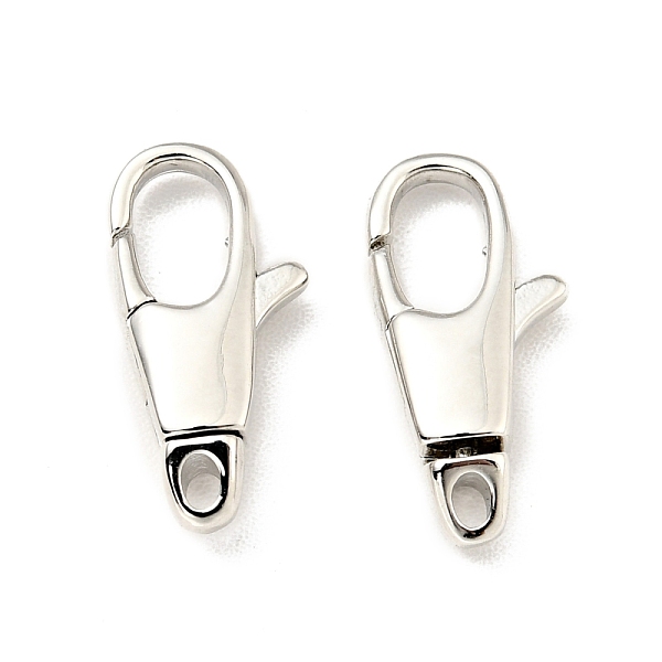 

PandaHall Brass Swivel Lobster Claw Clasps, for Jewelry Making Findings, Cadmium Free & Lead Free, Long-Lasting Plated, Platinum, 14.5x7x3mm...