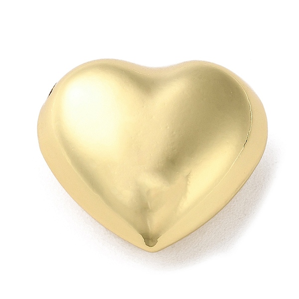 

PandaHall Rack Plating Brass Beads, Long-Lasting Plated, Cadmium Free & Lead Free, Heart, Real 18K Gold Plated, 23.5x25.5x12.5mm, Hole...