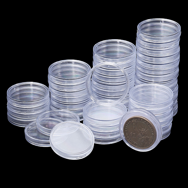 Plastic Coin Collection Boxes