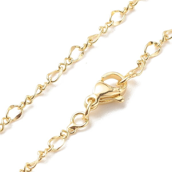 

PandaHall Brass Figaro Chains Necklace for Women, Cadmium Free & Lead Free, Real 18K Gold Plated, 17.76 inch(45.1cm), Link: 4x2.8x0.3mm...