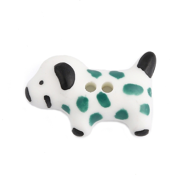 Dog Ceramic Buttons - image
