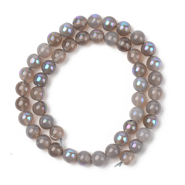 

PandaHall Electroplated Natural Labradorite Beads Strands, Round, 8mm, Hole: 1mm, about 47~48pcs/strand, 14.76 inch(37.5cm) Labradorite...