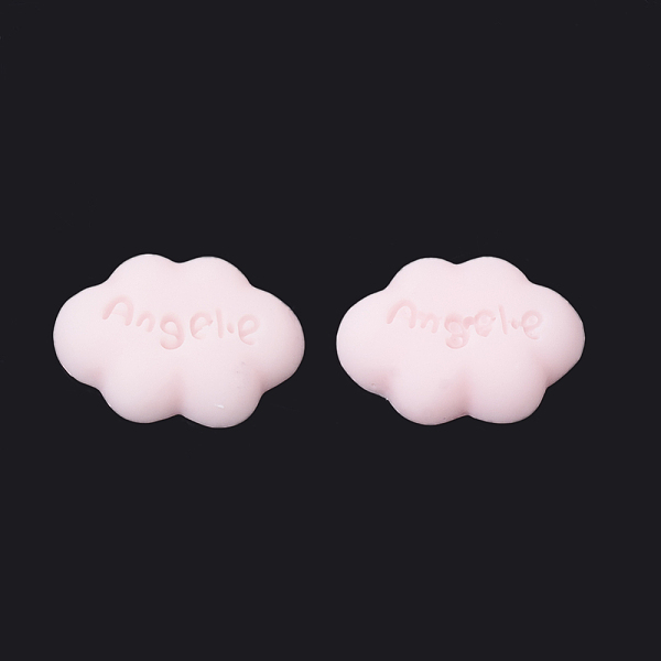 

PandaHall Resin Cabochons, Cloud with Angel.e, Pink, 23x17x5mm Resin Cloud Pink