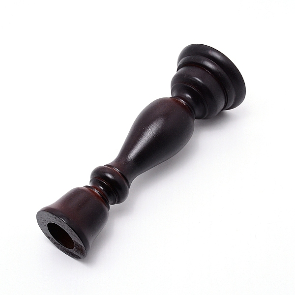 

PandaHall Pine Wood Candlestick Holder, Coconut Brown, 5.8x17cm, Inner Diameter: 2.2cm Wood Others