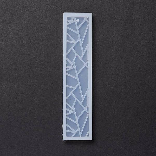 

PandaHall DIY Bookmark Silicone Molds, Resin Casting Molds, For UV Resin, Epoxy Resin Jewelry Making, Rectangle with Branch, White...
