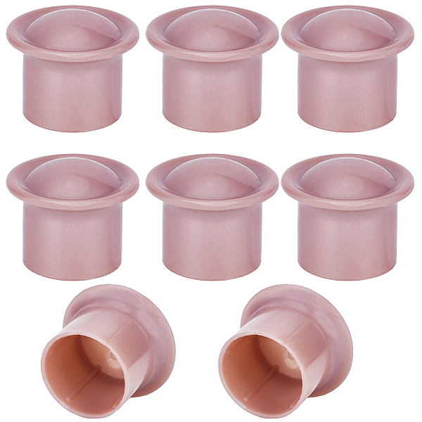 

PandaHall Plastic Curtain Rod Head, Column Drapery Pole Finials, Column, Rosy Brown, 41x33mm, Inner Diameter: 28mm Plastic Column