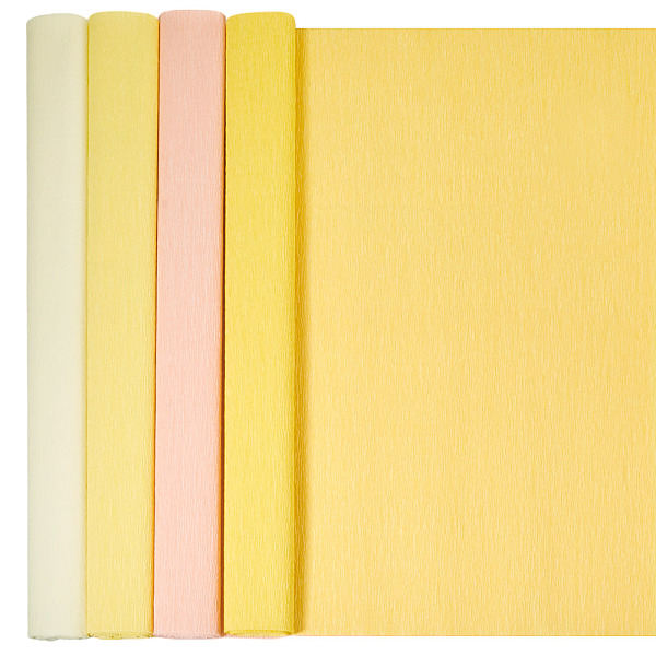 4 Rolls 4 Colors Crepe Paper Rolls